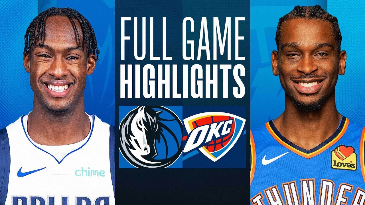 The Oklahoma City Thunder defeated the Dallas Mavericks, 135-86 - HQZ The Oklahoma City Thunder defeated the Dallas Mavericks, 135-86