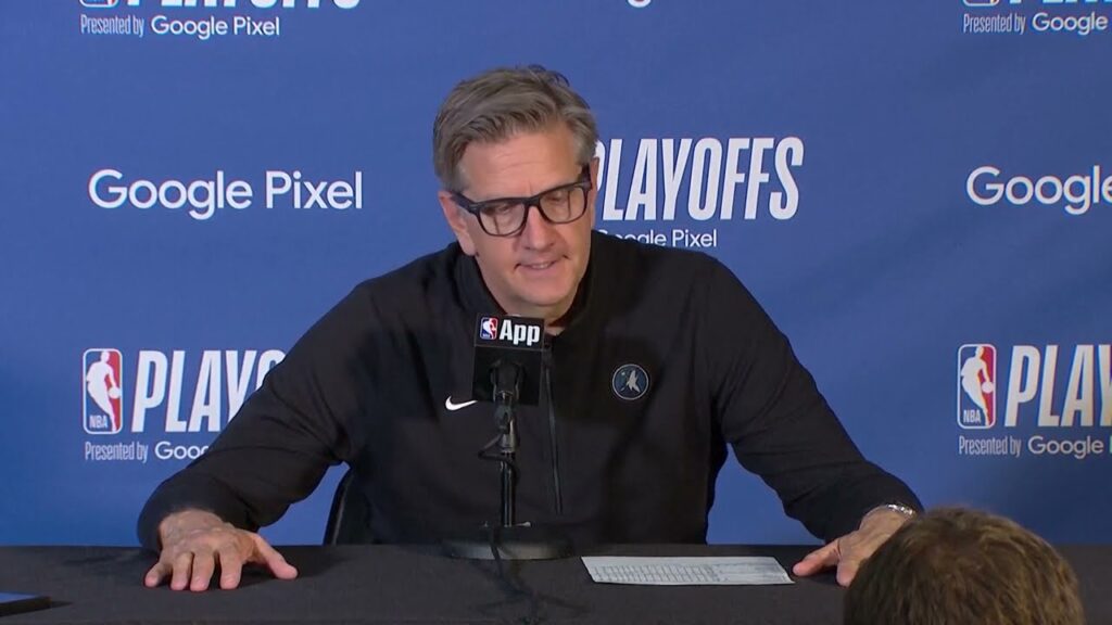 Timberwolves coach Finch on Jamal Murray's heat pack toss in Game 2