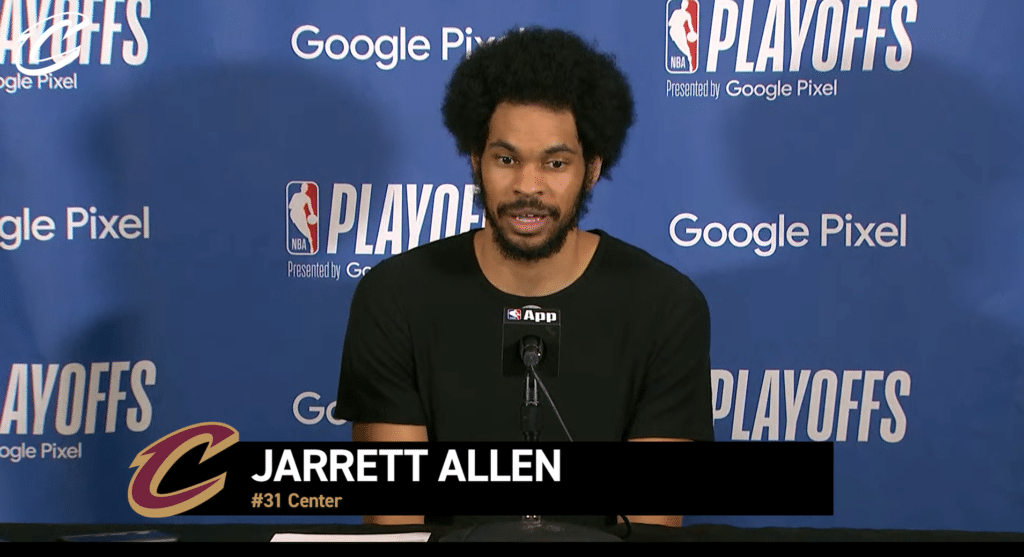 Jarrett Allen, Cavs at Magic, Game 3 Post Game