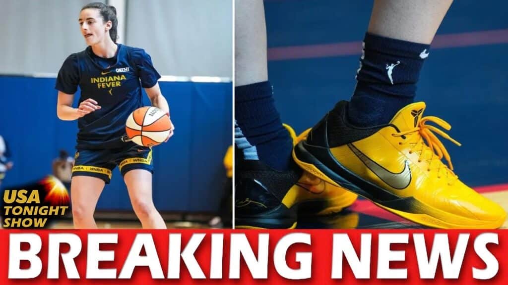 Caitlin Clark has unveiled her first Nike Kobe 5 Protro PE - HQZ Caitlin Clark has unveiled her first Nike Kobe 5 Protro PE