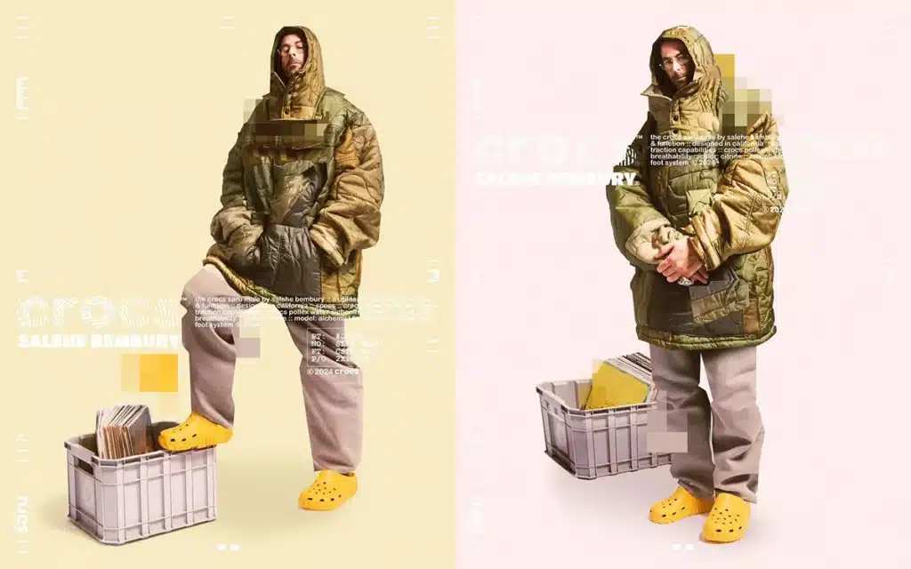salehe-bembury-crocs-saru-mule-citrine-yellow - HQZ