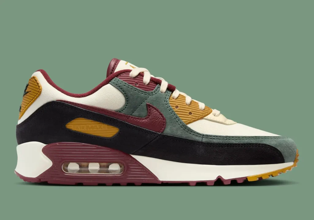 nike-air-max-90-coconut-milk-dark-team-red-bronzine-vintage-green-1 - HQZ