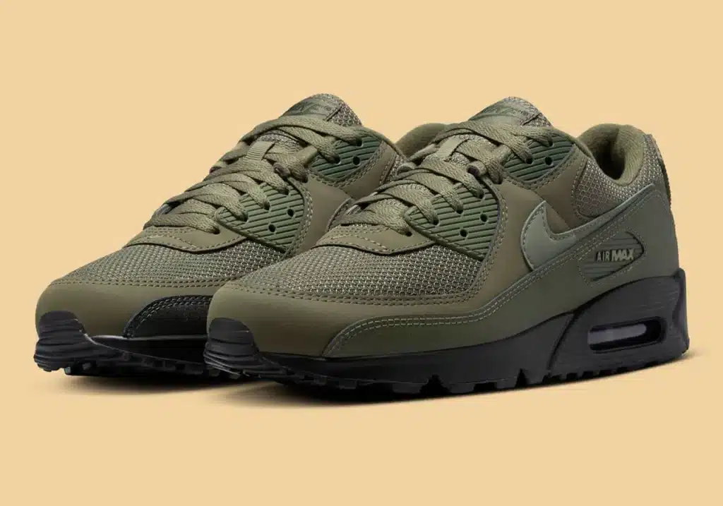 nike-air-max-90-olive-green-black-2 - HQZ nike-air-max-90-olive-green-black-2