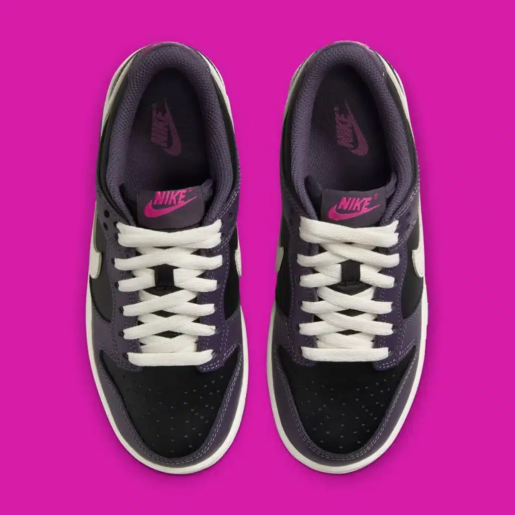 nike-dunk-low-gs-black-pale-ivory-dark-raisin-sail-fb9109-003-3 - HQZ