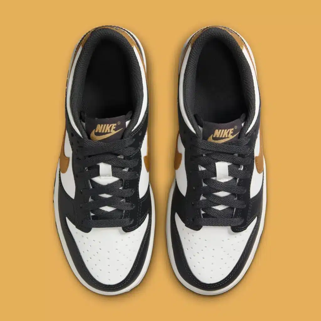 nike-dunk-low-gs-black-white-gold-hv2533-100-5 - HQZ