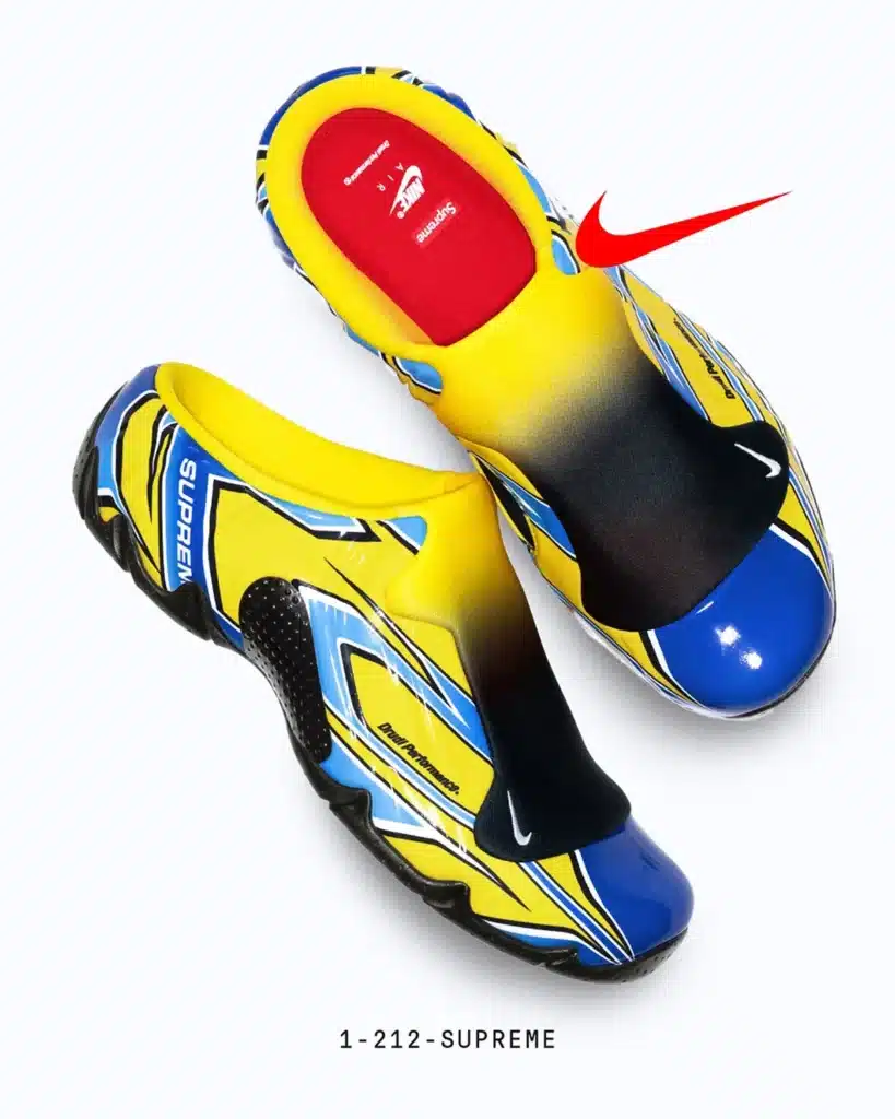 supreme-nike-clogposite-blue-yellow-release-date - HQZ