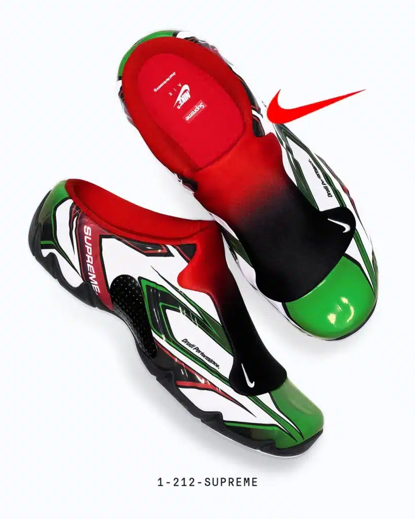 supreme-nike-clogposite-green-black-red-release-date - HQZ supreme-nike-clogposite-green-black-red-release-date