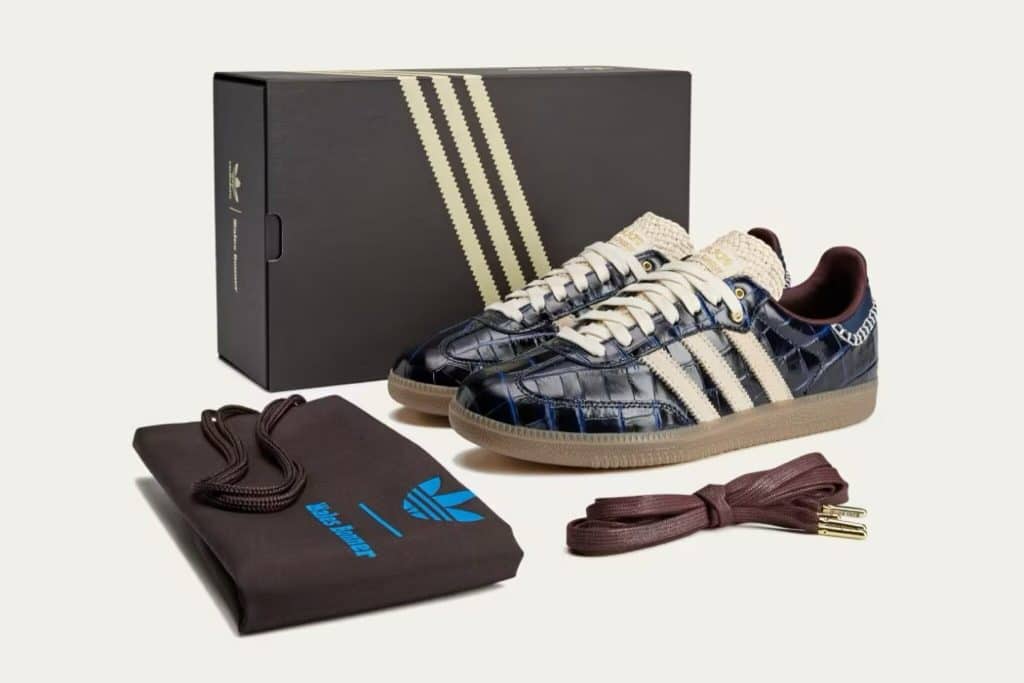 Wales Bonner x adidas Samba "Collegiate Navy" JH9825 - HQZ Wales Bonner x adidas Samba "Collegiate Navy" JH9825