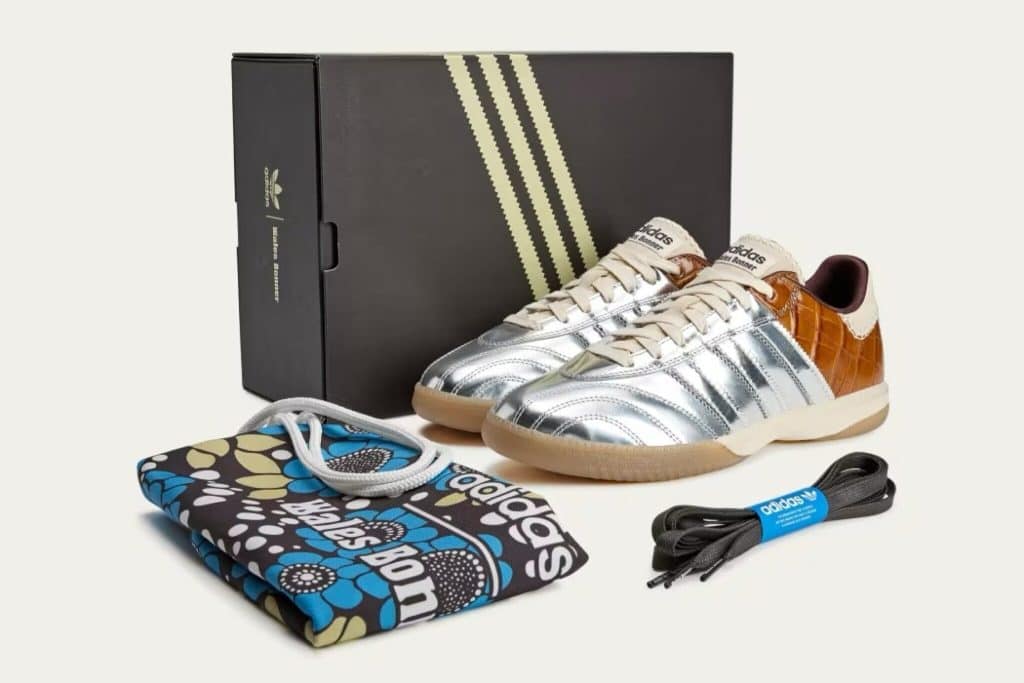 Wales Bonner x adidas Samba Millennium "Silver Metallic" IH5777 - HQZ Wales Bonner x adidas Samba Millennium "Silver Metallic" IH5777