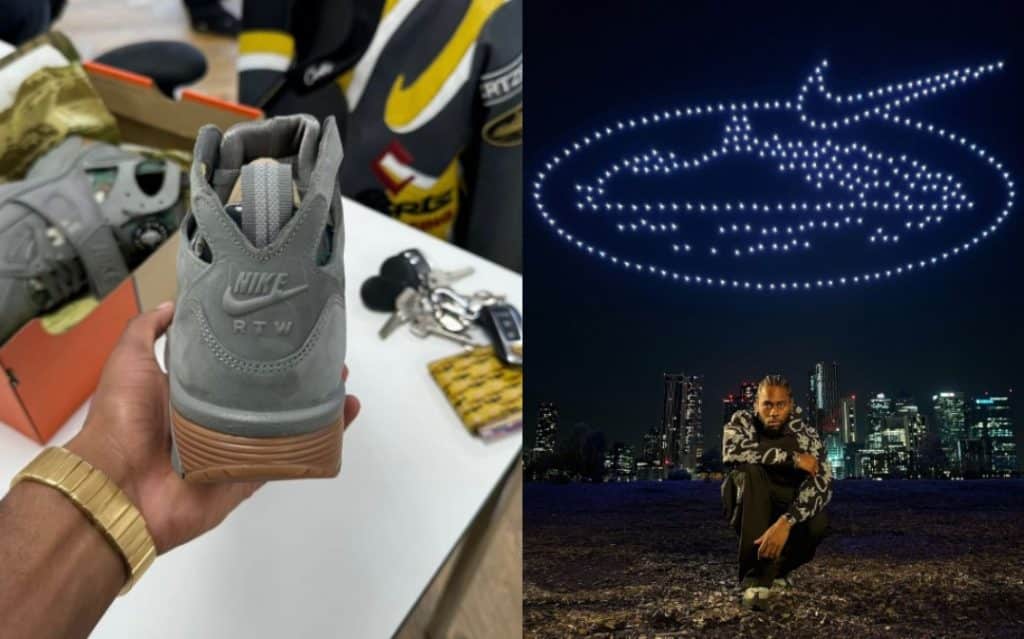 Corteiz x Nike Air Trainer Huarache "Flat Pewter" FQ8793-001 - HQZ Corteiz x Nike Air Trainer Huarache "Flat Pewter" FQ8793-001