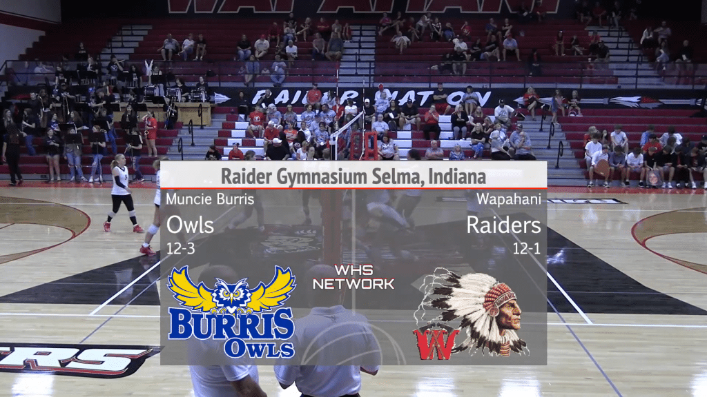 High School Volleyball - Wapahani Raiders vs Muncie Burris Owls