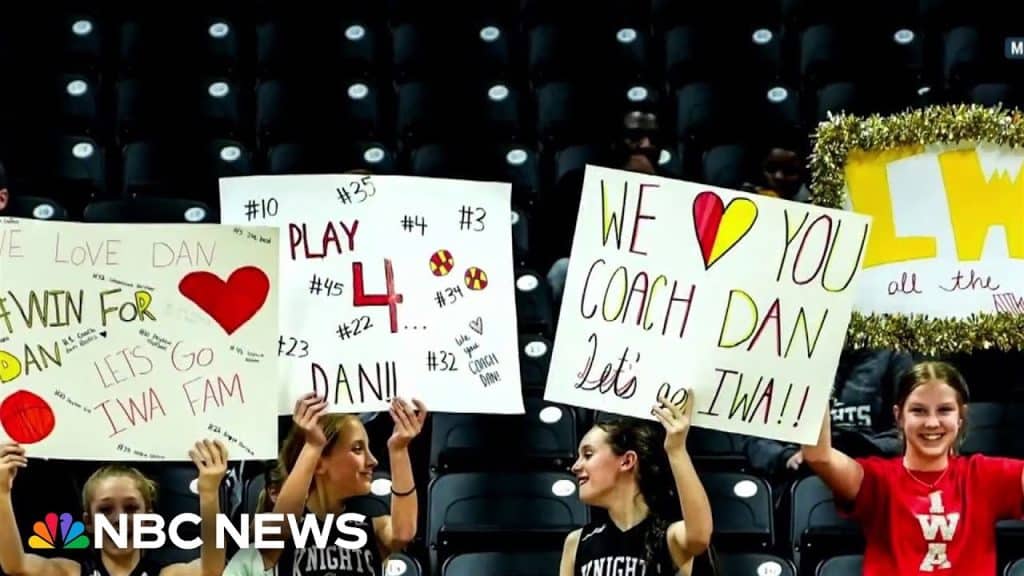 IWA girls Basketball team rallies around hospitalized coach Dan Rolfes - HQZ IWA girls Basketball team rallies around hospitalized coach Dan Rolfes