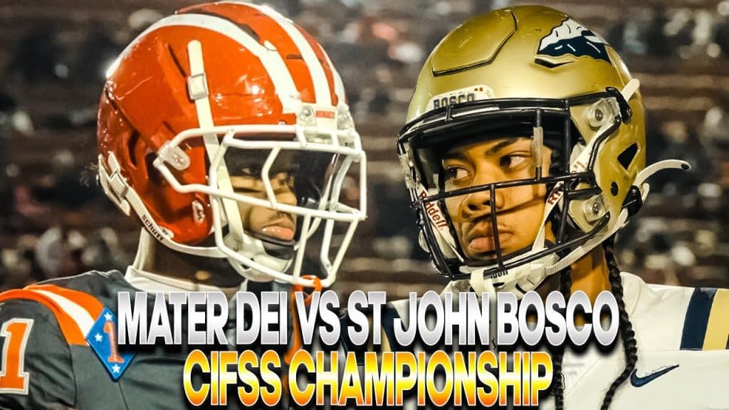 No 1 Mater Dei vs No 7 St John Bosco - CIFSS Division 1 Title