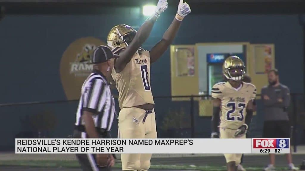 Reidsville High School dual-sport star Kendre Harrison named national athlete of the year