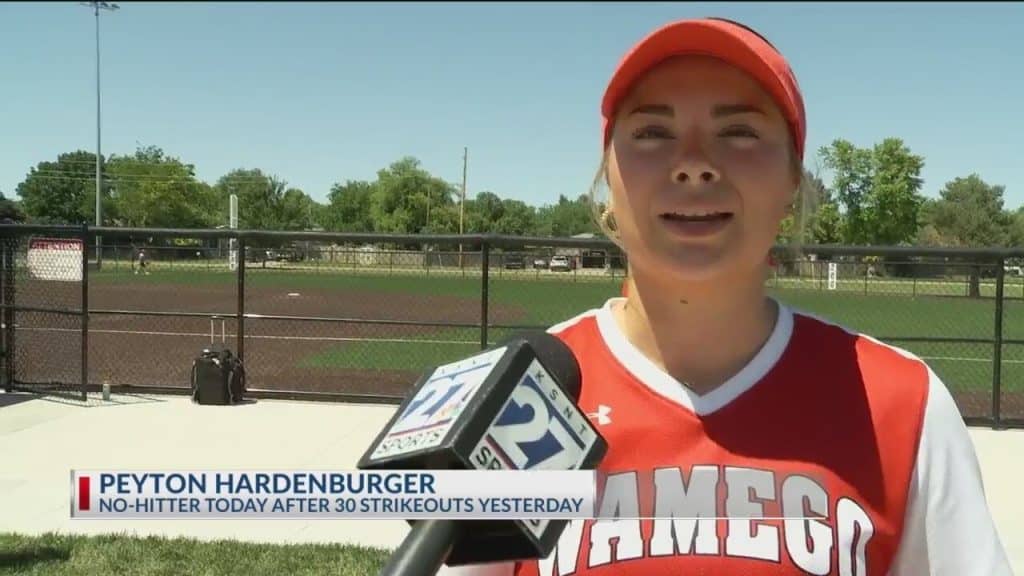 Wamegos Peyton Hardenburger throws no-hitter - HQZ Wamego's Peyton Hardenburger throws no-hitter