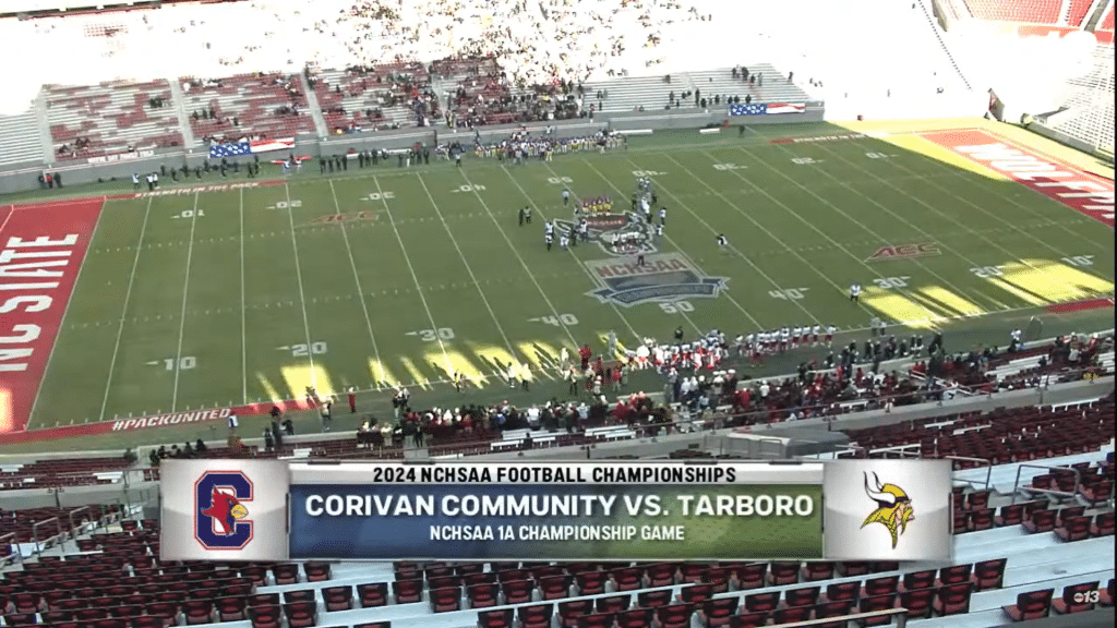 1-A NCHSAA Football State Championship - Corvian Community vs Tarboro - HQZ 1-A NCHSAA Football State Championship - Corvian Community vs Tarboro