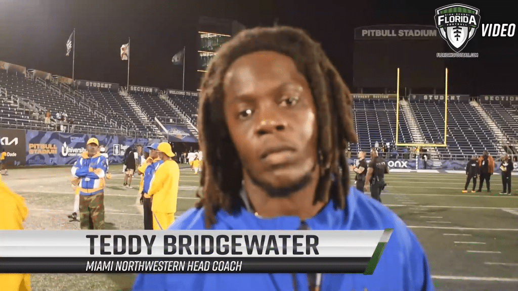2024 CLASS 3A STATE CHAMPIONSHIP - Miami Northwestern Head Coach Teddy Bridgewater
