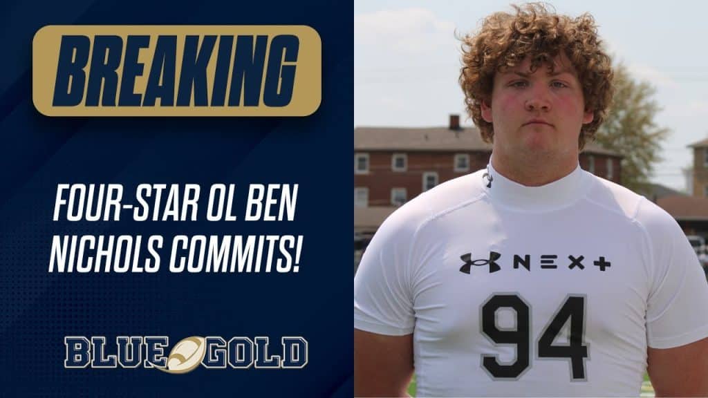 2026 four-star OL Ben Nichols commits to Notre Dame football - HQZ 2026 four-star OL Ben Nichols commits to Notre Dame football