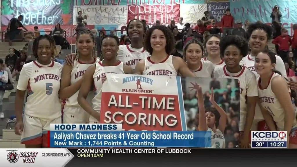 Aaliyah Chavez breaks school scoring record