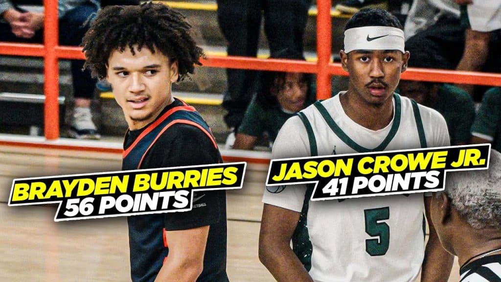 Brayden Burries finished the game with 56 points and Jason Crowe finished with 41 points - HQZ Brayden Burries finished the game with 56 points and Jason Crowe finished with 41 points