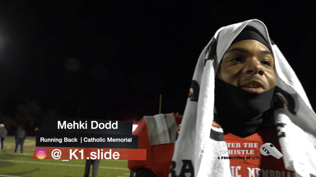 Catholic Memorial senior running back and Boston College commit Mehki Dodd