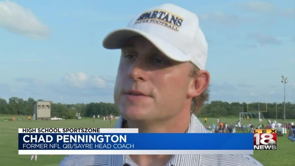 Chad Pennington Leads Sayre Football Comeback After 41 Year Hiatus