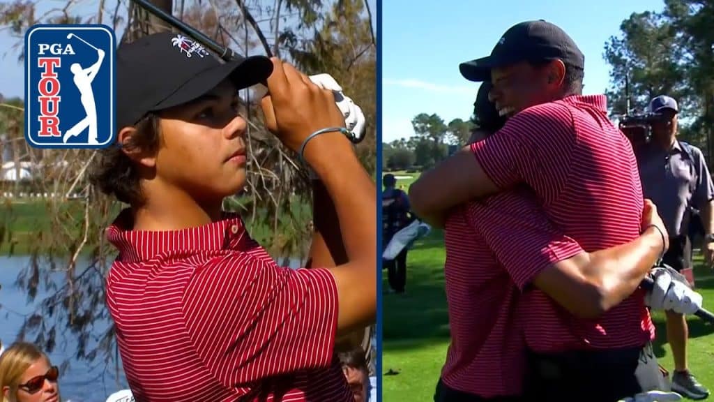 Charlie Woods makes first-ever HOLE-IN-ONE at PNC Championship - HQZ Charlie Woods makes first-ever HOLE-IN-ONE at PNC Championship