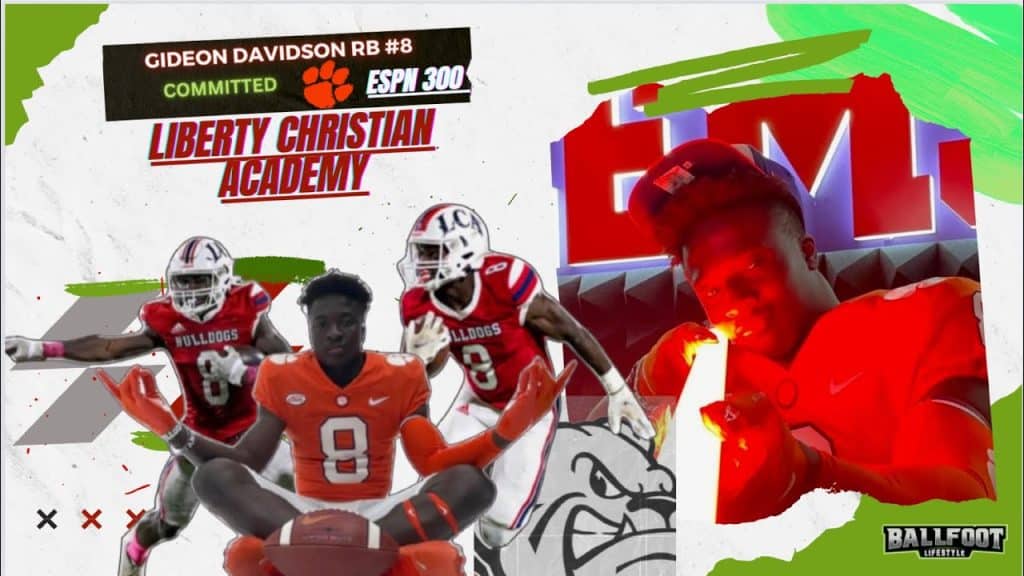 GIDEON DAVIDSON RB - LIBERTY CHRISTIAN ACADEMY