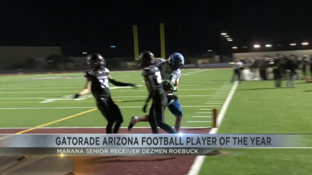 Marana Highs Dezmen Roebuck named Gatorade Arizona Football Player of the Year - HQZ Marana Highs Dezmen Roebuck named Gatorade Arizona Football Player of the Year