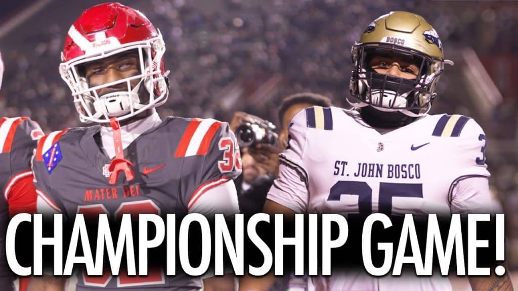 Mater Dei and St John Bosco - CIF championship 2024