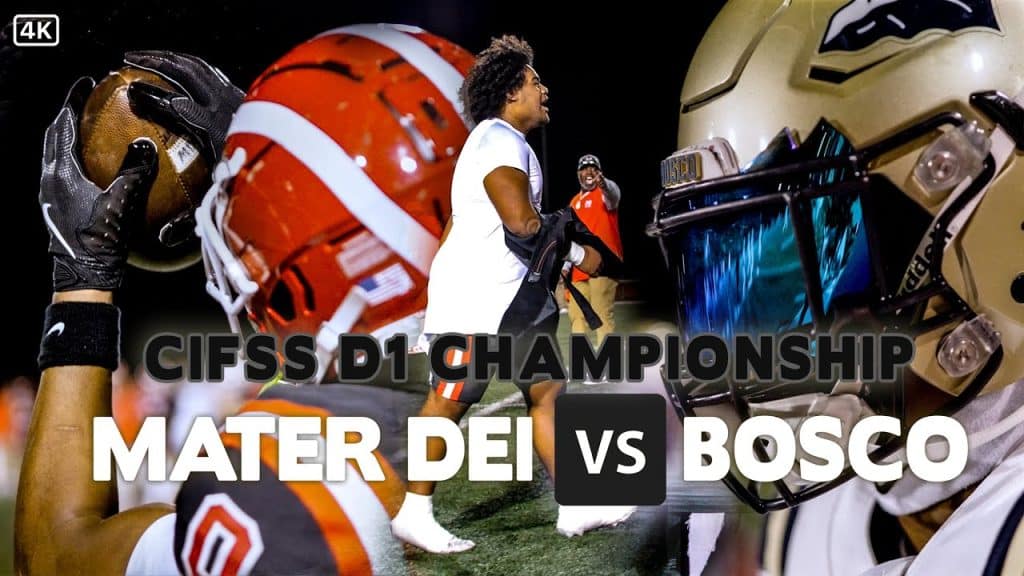 Mater Dei vs St John Bosco - CIFSS D1 Championship
