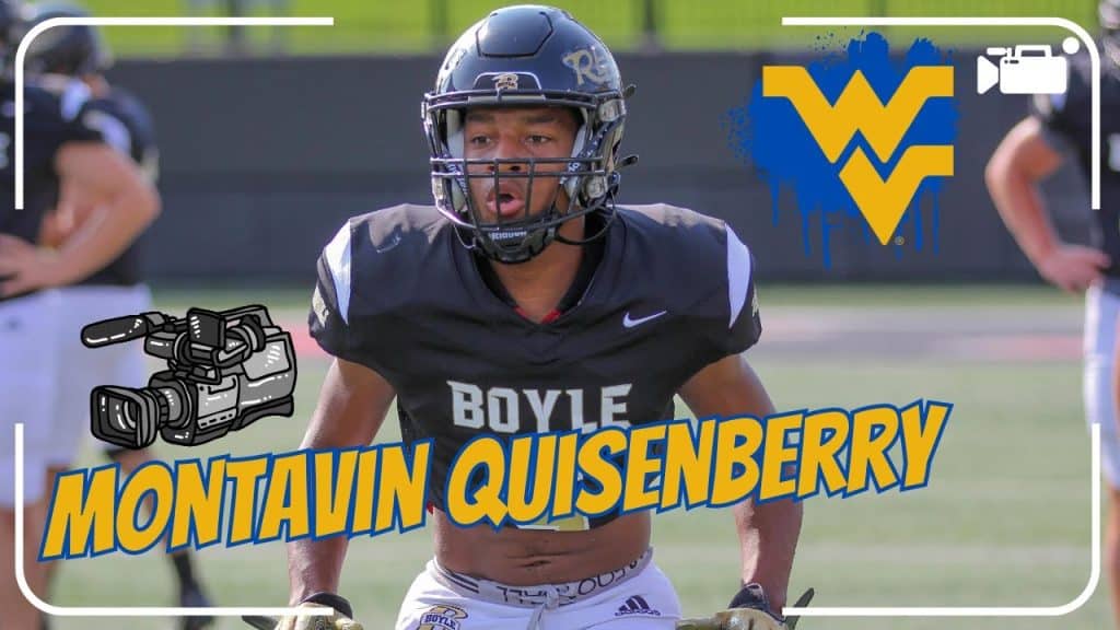 Montavin Quisenberry West Virginia WR commit - HQZ Montavin Quisenberry West Virginia WR commit