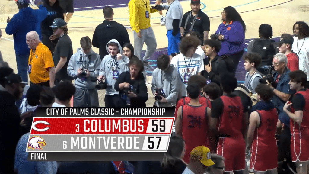 Montverde Academy FL vs Columbus FL - 2024 City of Palms Championship 2