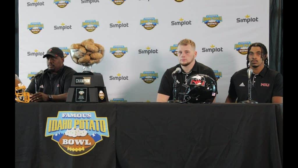 NIU Press Conference at Famous Idaho Potato Bowl - HQZ NIU Press Conference at Famous Idaho Potato Bowl
