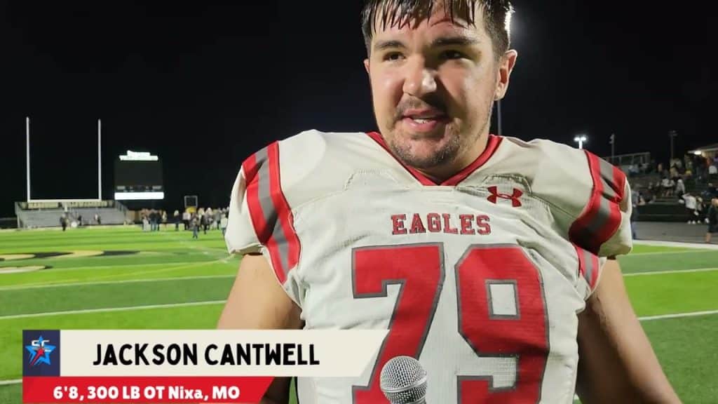 Nixa 5-Star offensive lineman Jackson Cantwell - HQZ Nixa 5-Star offensive lineman Jackson Cantwell