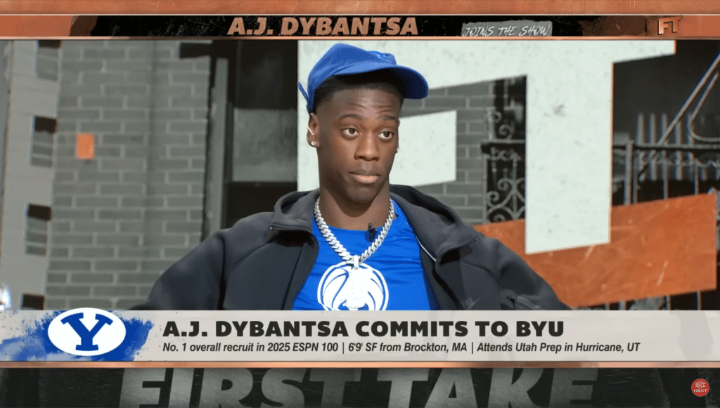 No 1 overall recruit AJ Dybantsa announces commitment to BYU Cougars - HQZ No 1 overall recruit AJ Dybantsa announces commitment to BYU Cougars