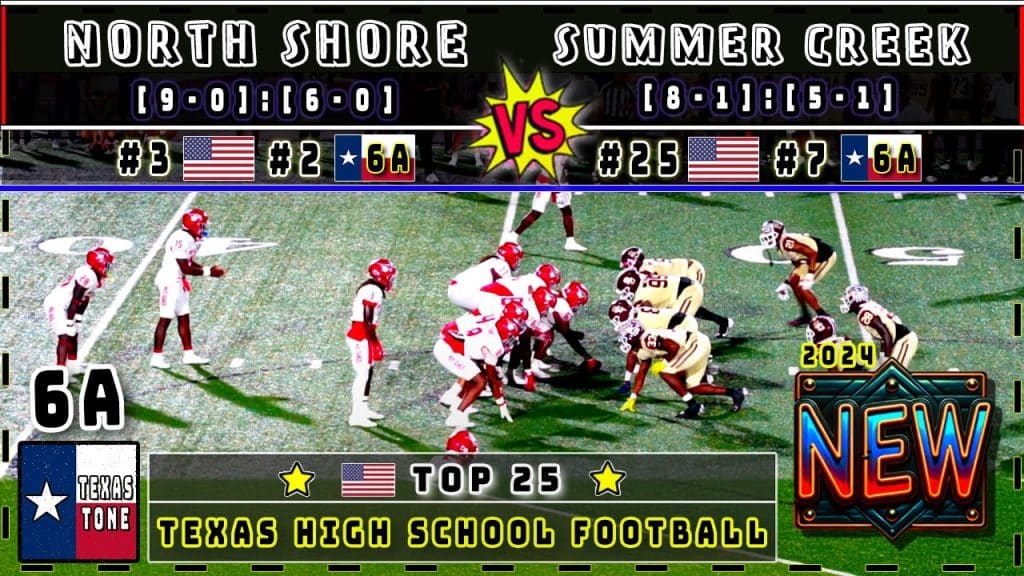 North Shore vs Summer Creek Football on 8 November 2024 at George Turner Stadium in Humble Texas - HQZ North Shore vs Summer Creek Football on 8 November 2024 at George Turner Stadium in Humble, Texas
