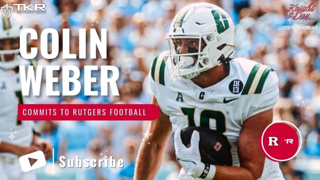 Rutgers lands Charlotte Transfer Tight End Colin Weber