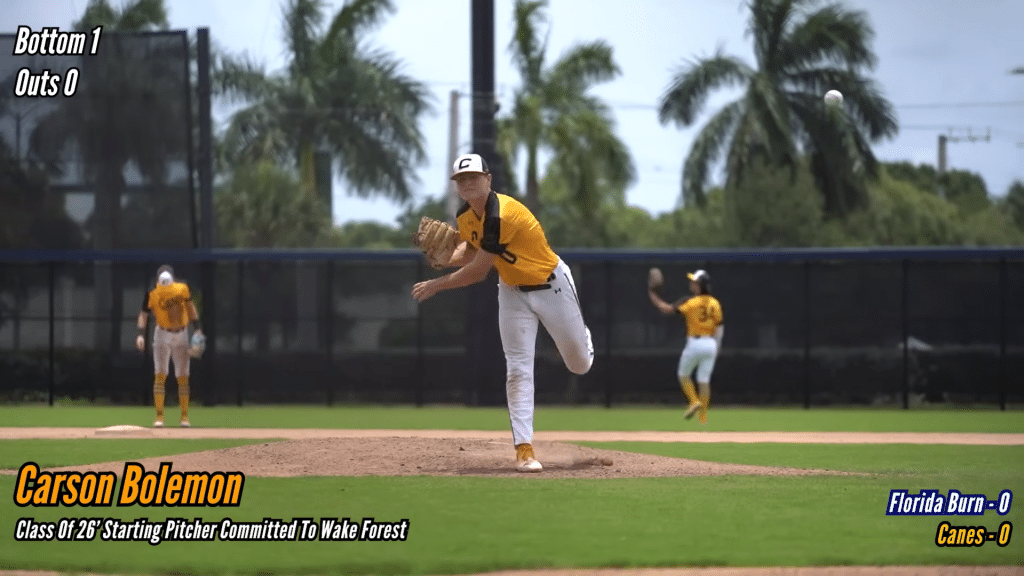 16U Pitcher Carson Bolemon - HQZ 16U Pitcher Carson Bolemon