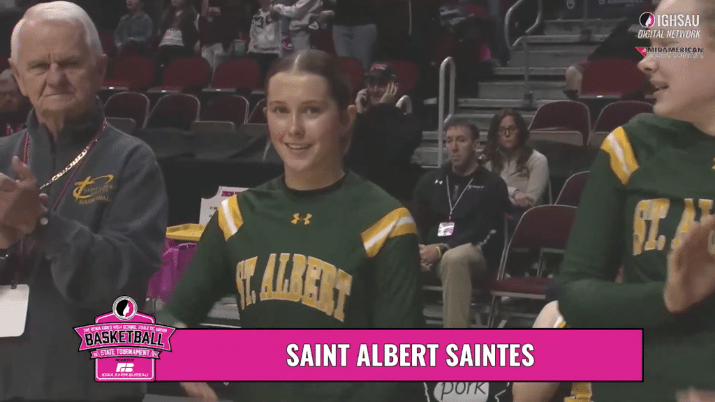 2024 IGHSAU Girls State Basketball 1A Semifinal - Council Bluffs St Albert vs North Linn