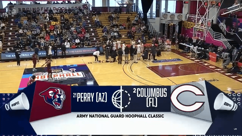 Columbus vs Perry at Hoophall Classic