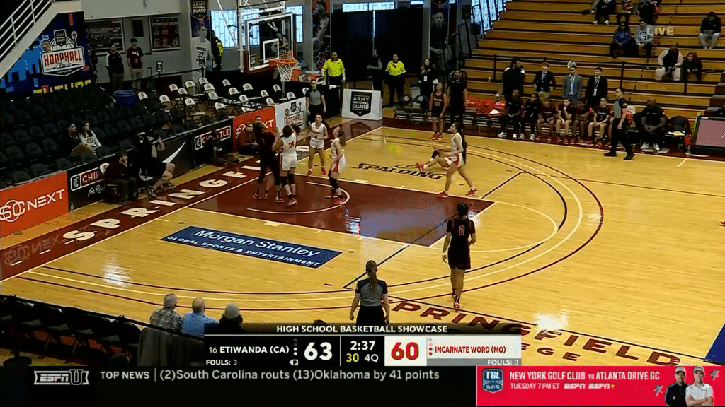 Etiwanda defeats Incarnate Word at Hoophall Classic