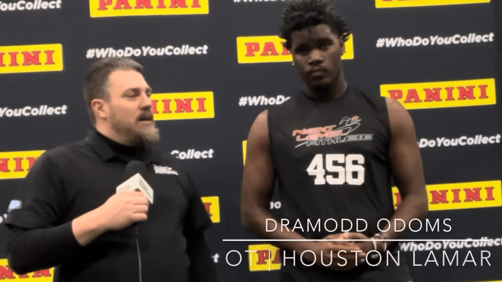 Houston Lamar OT Dramodd Odoms Talks LSU - HQZ Houston Lamar OT Dramodd Odoms Talks LSU
