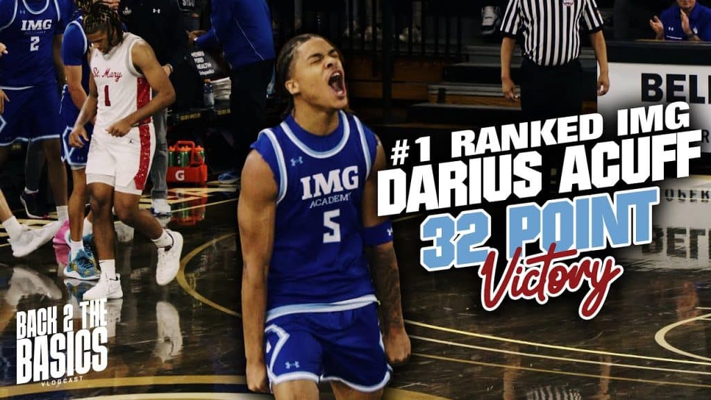 IMG Academy Darius Acuff vs Trey McKenney - HQZ IMG Academy Darius Acuff vs Trey McKenney