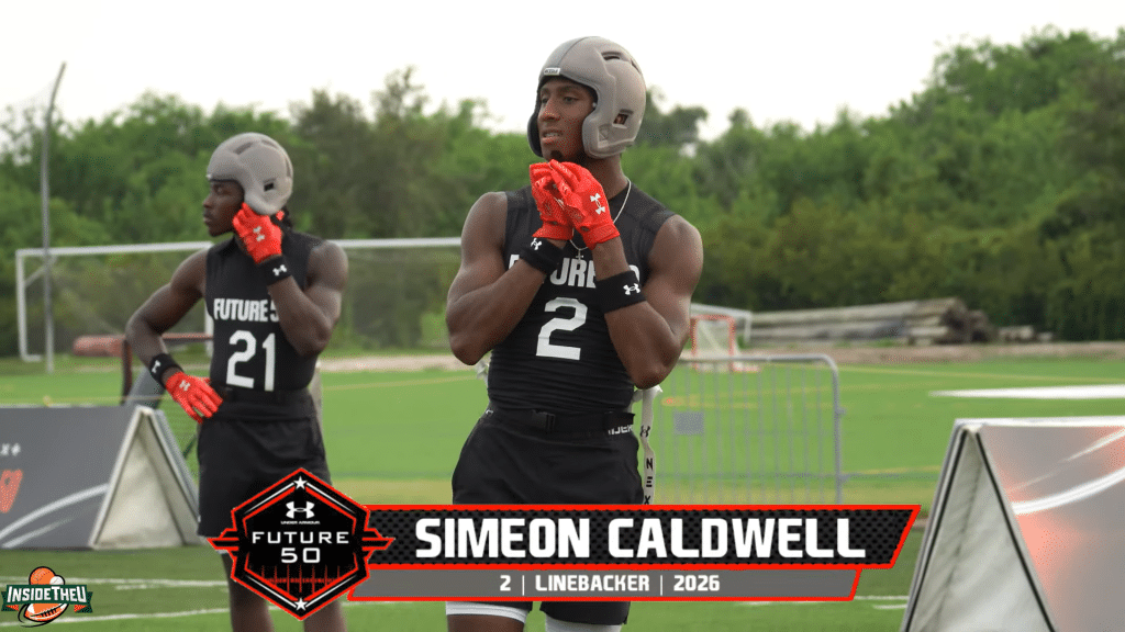 Jacksonville Bolles 2026 LB Simeon Caldwell at UA Next Future 50 - HQZ Jacksonville Bolles 2026 LB Simeon Caldwell at UA Next Future 50