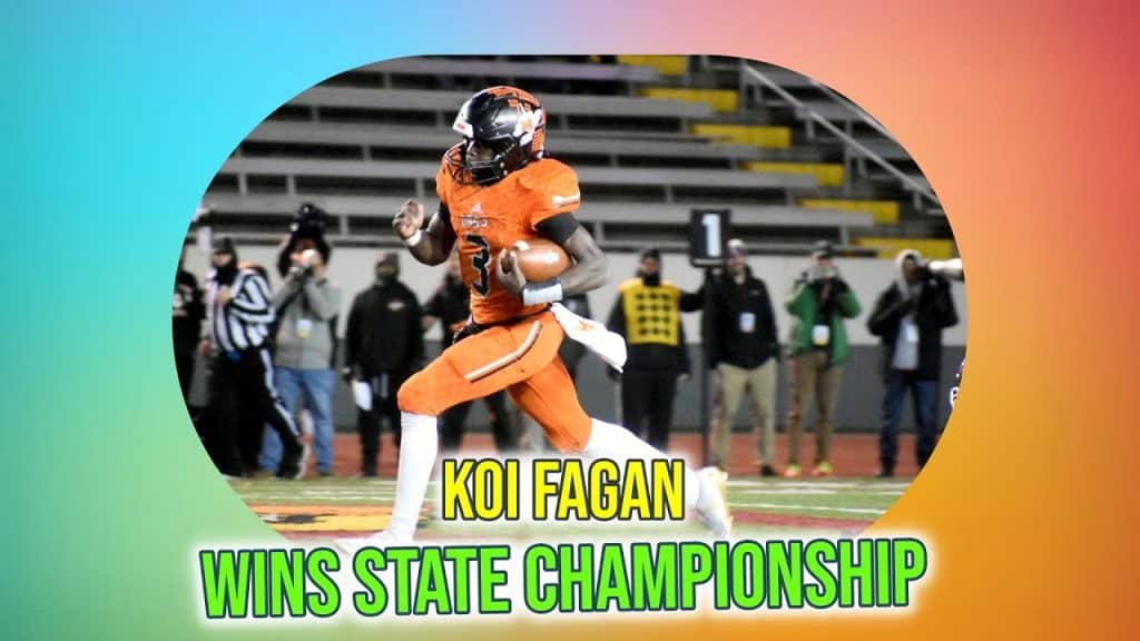 Koi Fagan The High School Football Phenom Who Broke Records and Won State Championships