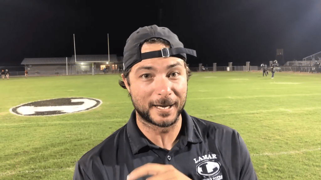 Lamar Football Coach Chad Wilkes