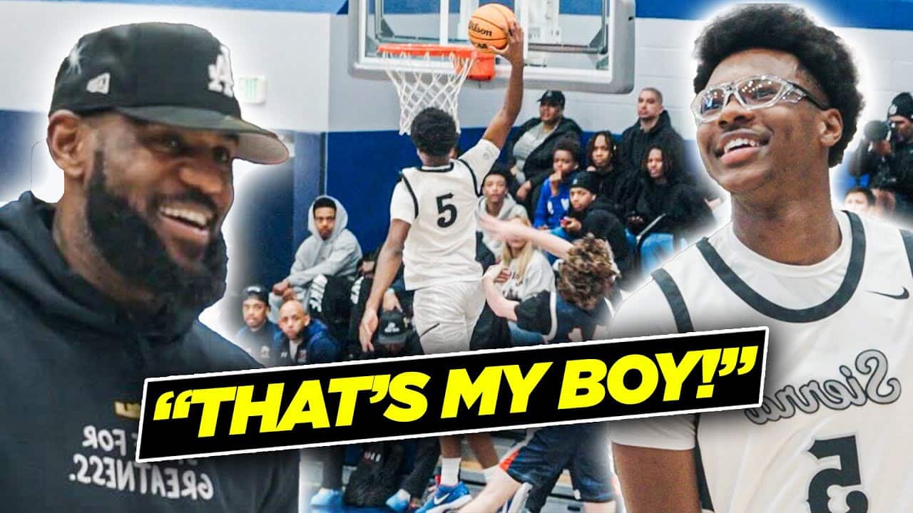 LeBron James IMPRESSED By Bryce James and Sierra Canyon - HQZ LeBron James IMPRESSED By Bryce James and Sierra Canyon