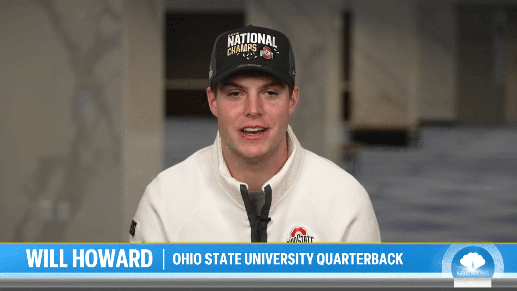 Ohio State QB Will Howard on National Championship