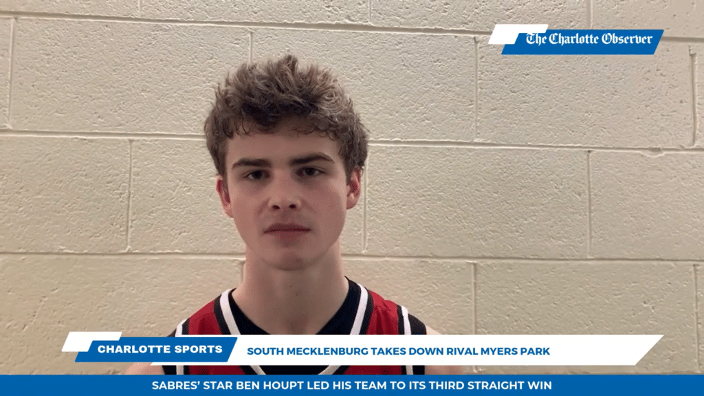 South Mecks Ben Houpt talks Fridays win over rival Myers Park - HQZ South Mecks Ben Houpt talks Fridays win over rival Myers Park